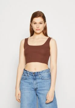 Even&Odd Top - Off White/Dark Brown 10 Even&Odd Top - Off White/Dark Brown -ASOS TIENDA 01e3cc0610c54a3a975afa084b0512af