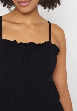 Even&Odd Maxi Dress Tiered Skirt- Vestido Largo - Black -ASOS TIENDA 02dd1e04038f4885bd7ef69bf18bad48