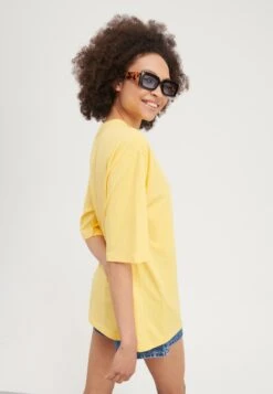 Even&Odd Camiseta Estampada - Yellow -ASOS TIENDA 030ae2fe042540e29173c32ceaa8d91f