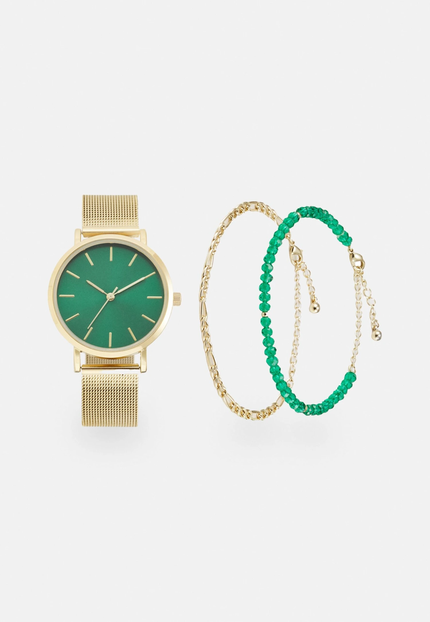 Even&Odd Set - Reloj - Gold-Coloured/Green 1 Even&Odd Set - Reloj - Gold-Coloured/Green