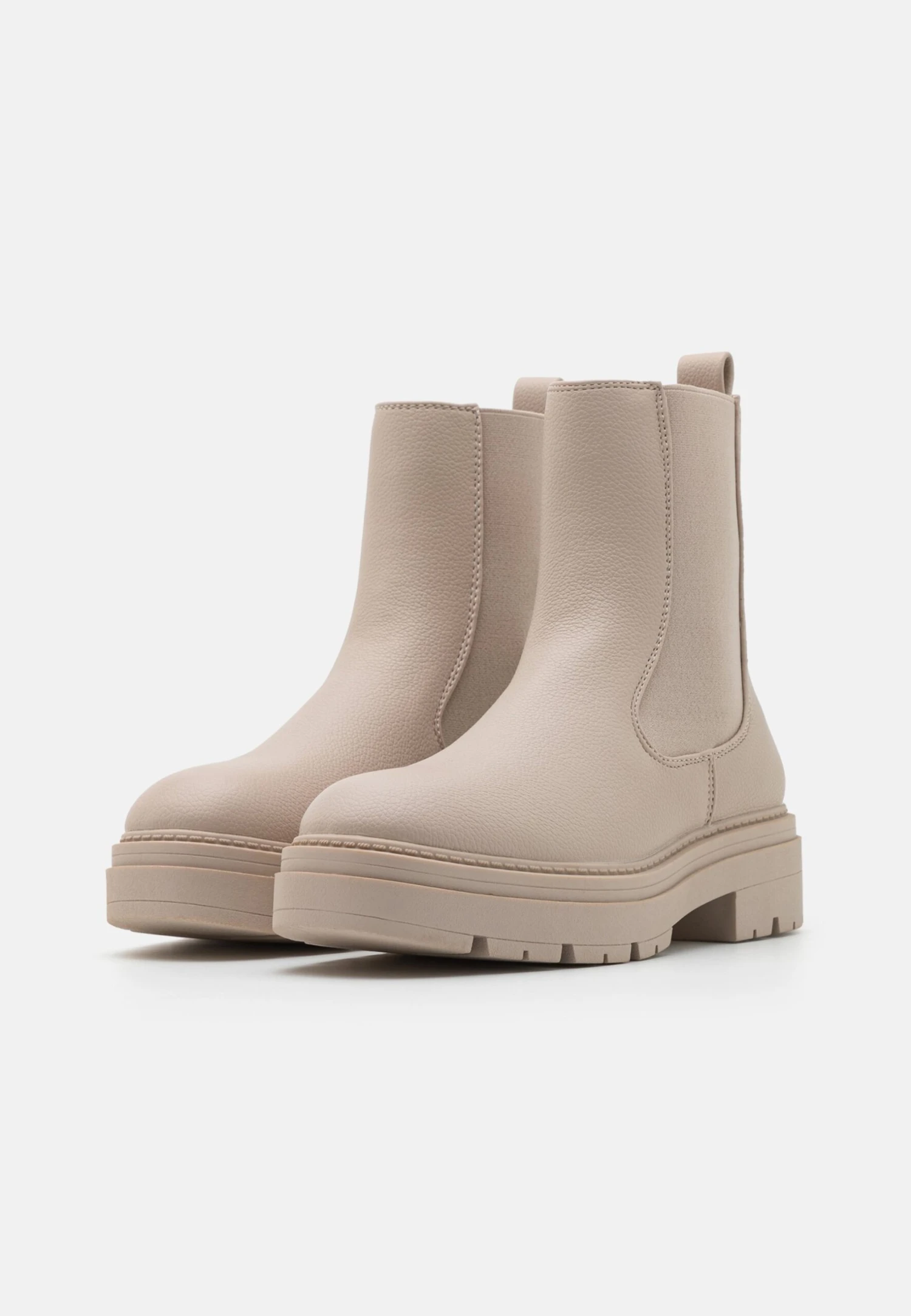 Even&Odd Botines Con Plataforma - Beige 3 Even&Odd Botines Con Plataforma - Beige - Imagen 3