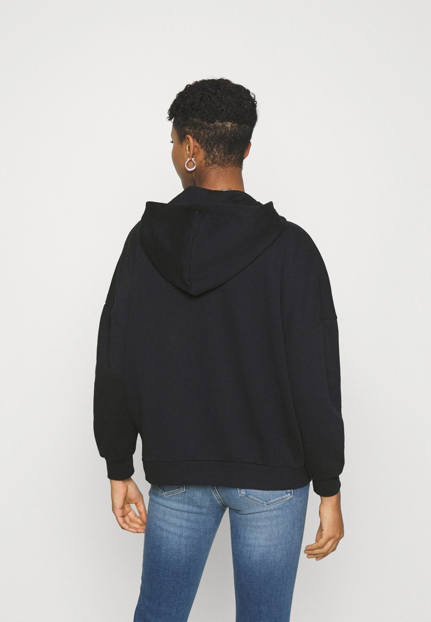 Even&Odd Hoodie Long Without Drawcord And Pocket - Jersey Con Capucha - Black 3 Even&Odd Hoodie Long Without Drawcord And Pocket - Jersey Con Capucha - Black - Imagen 3