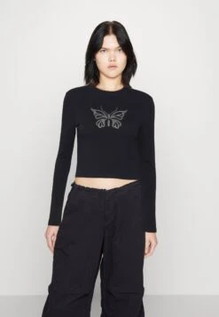 Even&Odd Camiseta De Manga Larga - Black