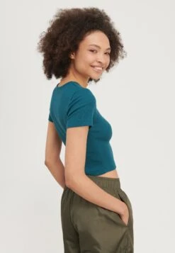 Even&Odd Camiseta Básica - Teal -ASOS TIENDA 100466313d554497a6e7d0662aa6c7a7