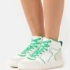 Even&Odd Zapatillas Altas - White/Green