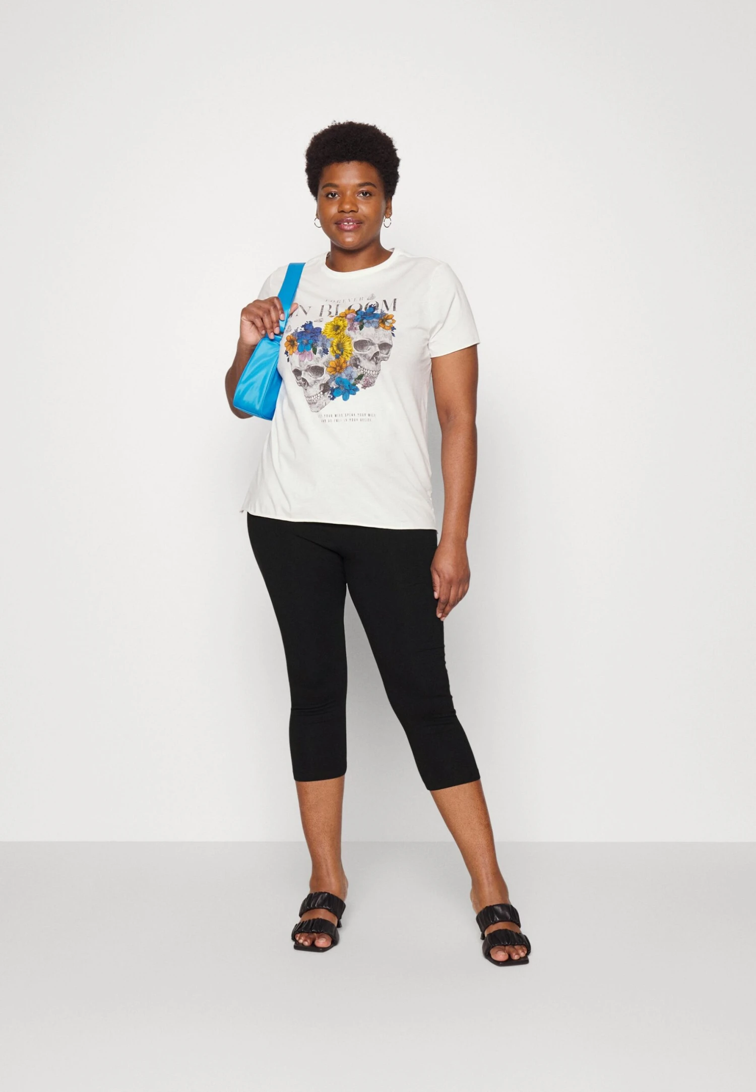 2 Pack - Leggings - Black/Mottled Dark Grey 1 2 Pack - Leggings - Black/Mottled Dark Grey