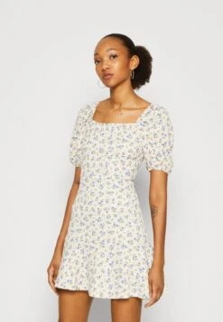 Even&Odd Vestido Informal - Beige/Blue/Multi-Coloured -ASOS TIENDA 164afc5c12f7447f982e30a59d2935c1