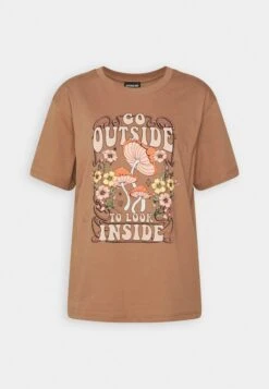 Even&Odd Camiseta Estampada - Brown