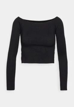 Offshoulder Basic- Jersey De Punto - Black -ASOS TIENDA 1b3fbc791afd44cb84625a8305ac4049