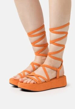 Even&Odd Sandalias Con Plataforma - Orange