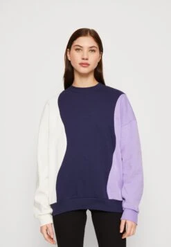 Even&Odd Sudadera - Dark Blue/Purple/Off-White