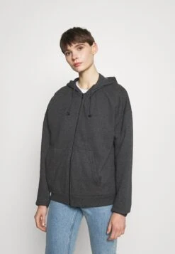 Even&Odd Sudadera Con Cremallera - Mottled Dark Grey