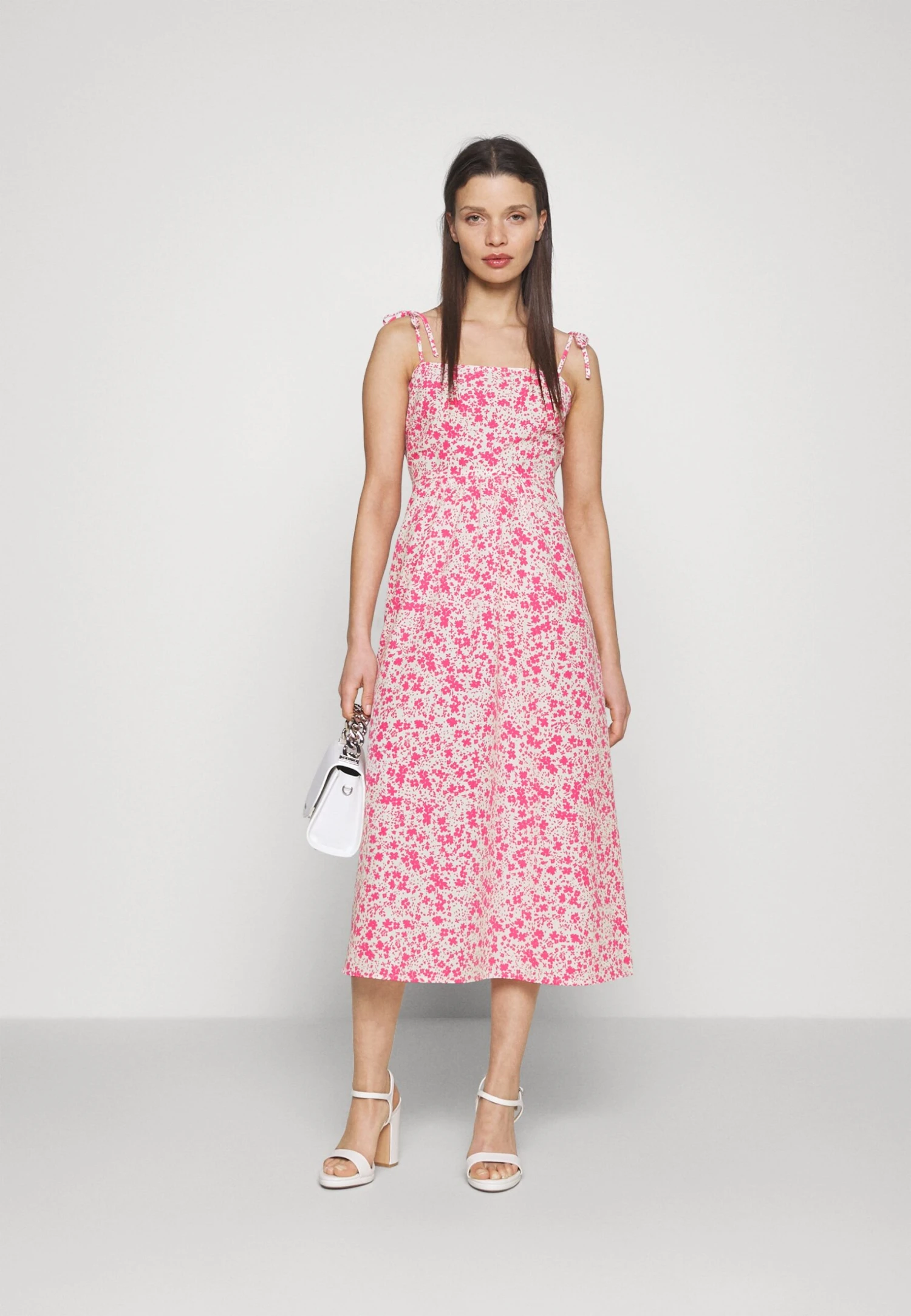 Vestido Informal - White/Red 2 Vestido Informal - White/Red - Imagen 2