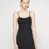 Even&Odd Strappy Empire Square Neck Mini Dress (Eo-Ss23-C127-Sj) / 802 - Black - Vestido Informal - 802 - Black