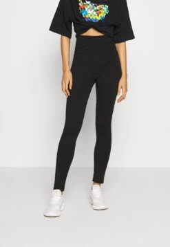 Even&Odd High Waisted Leggings 2 Pack- Leggings - Black -ASOS TIENDA 20c776be44c245d2a2c8f468beddc797