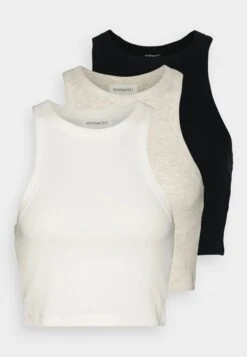 Even&Odd 3 Pack - Top - Black/White/Grey -ASOS TIENDA 215080047d5a4529989d38b23de4377f