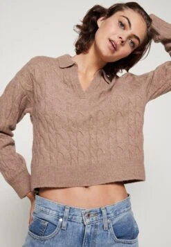 Even&Odd Jersey De Punto - Taupe -ASOS TIENDA 225311519df04f62a949a9acbc42640c