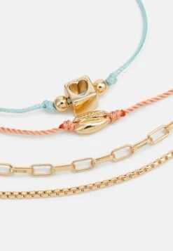 Even&Odd 4 Pack - Pulsera - Gold-Coloured -ASOS TIENDA 28028f2d9df24362b80efab3367ed13f