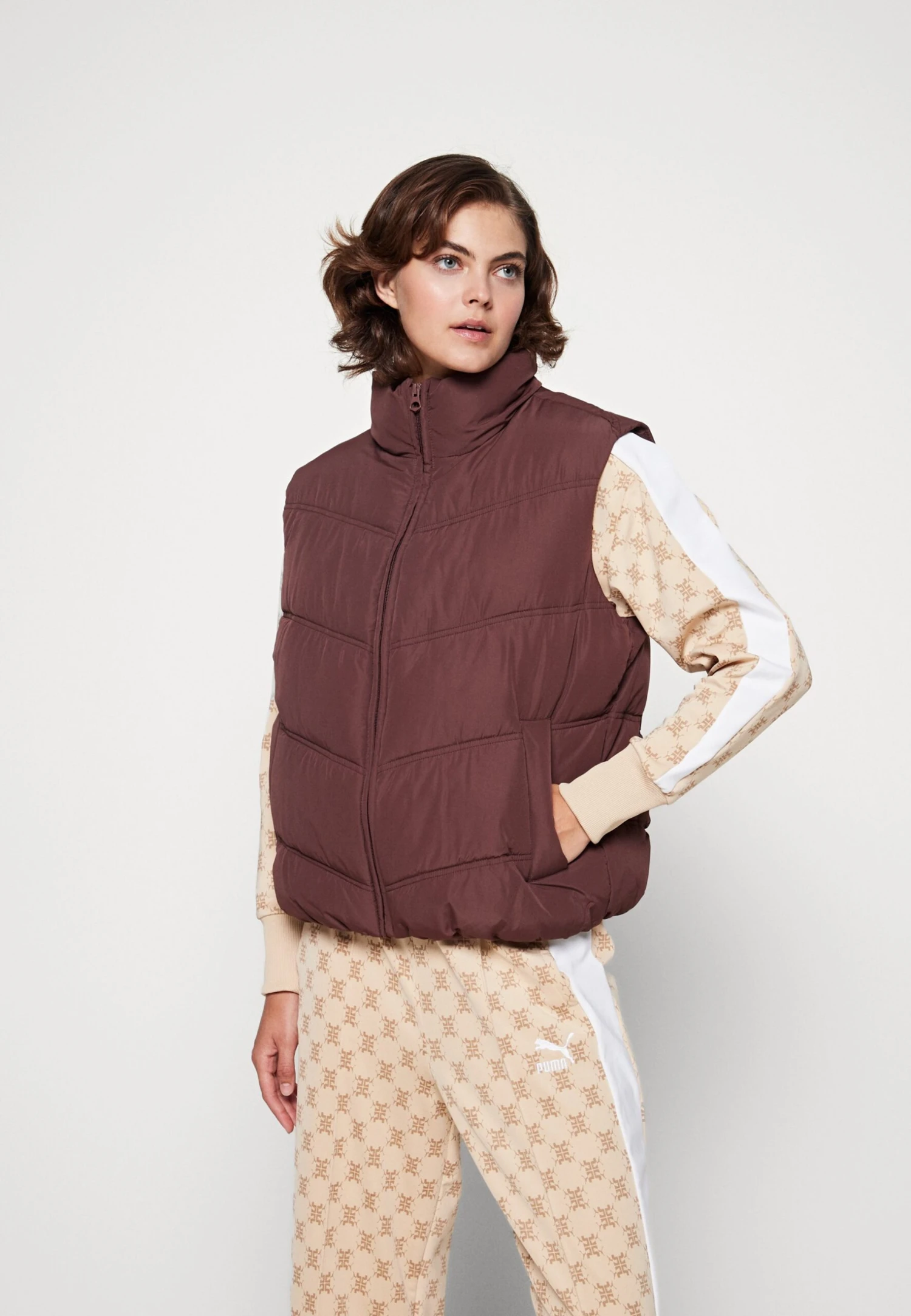 Even&Odd Chaleco - Dark Brown 1 Even&Odd Chaleco - Dark Brown