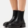 Even&Odd Winter Boot - Botines Con Plataforma - Black