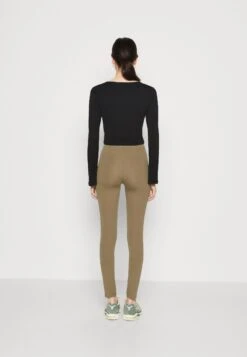 Even&Odd 2 Pack - Leggings - Black/Dark Green -ASOS TIENDA 31941ffc6c074613986317dd11f88f31