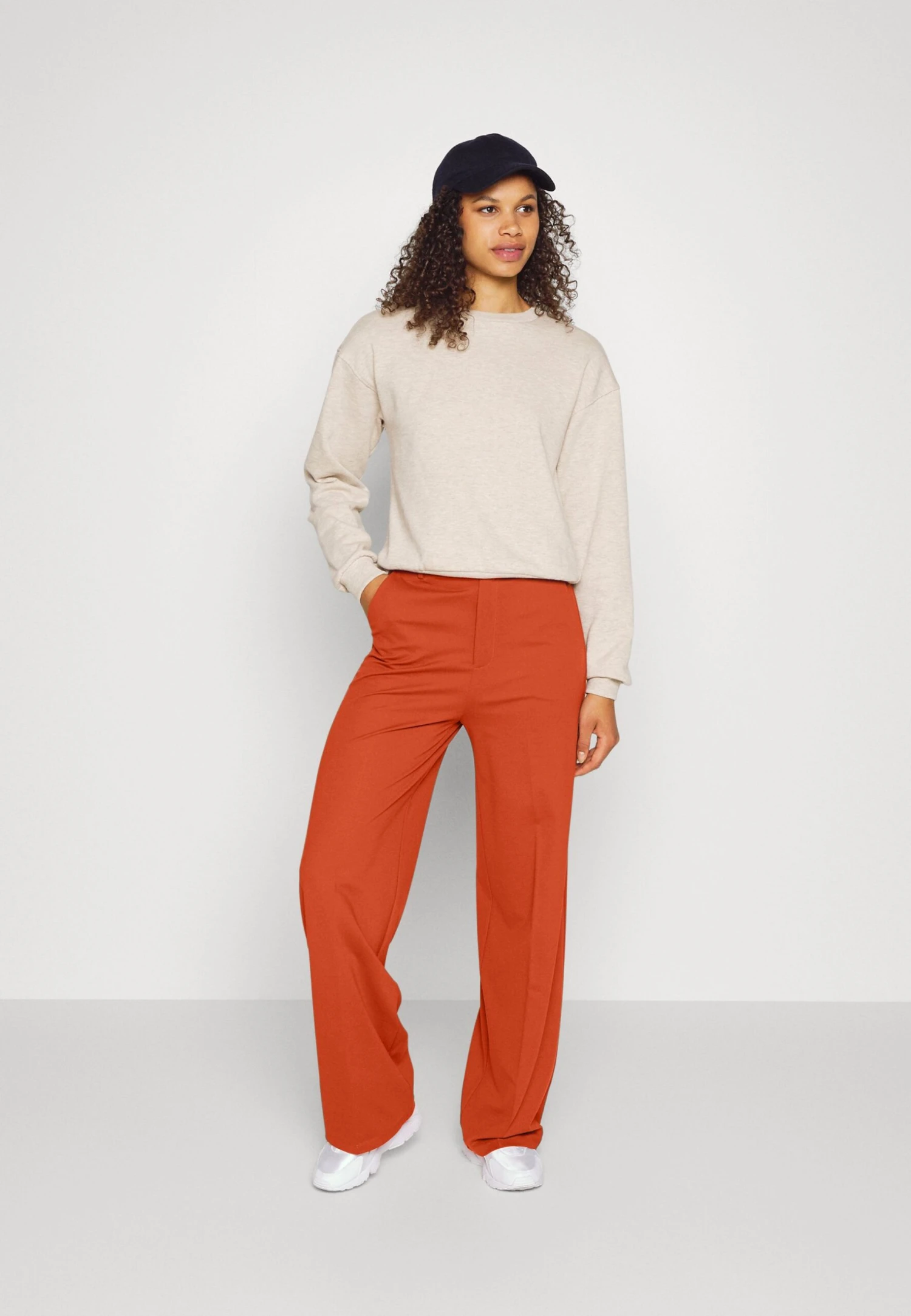 Wide Leg Trousers - Pantalones -Brown 2 Wide Leg Trousers - Pantalones -Brown - Imagen 2