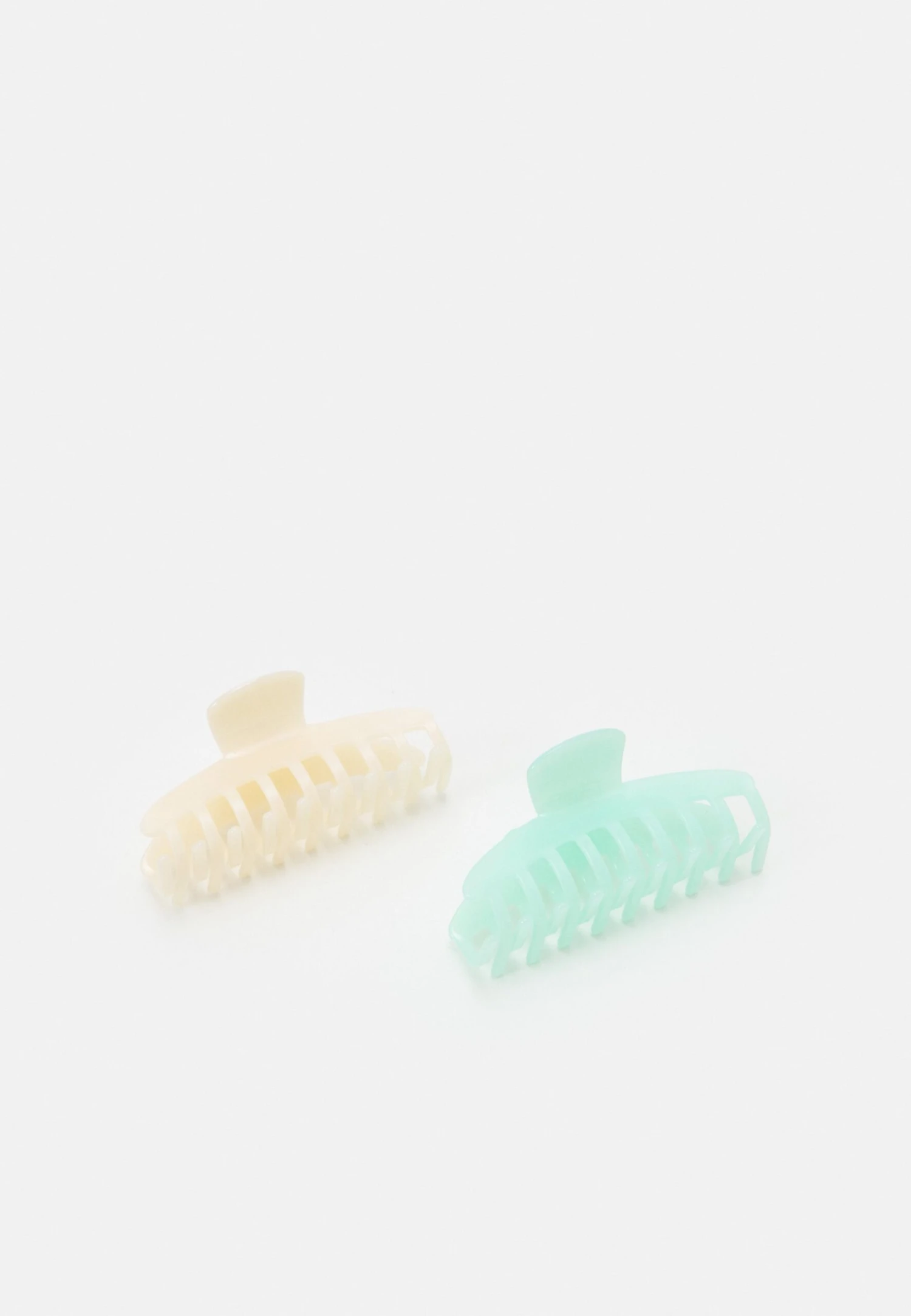 Even&Odd 2 Pack - Hair Styling Accessory - Mint/Offwhite 1 Even&Odd 2 Pack - Hair Styling Accessory - Mint/Offwhite