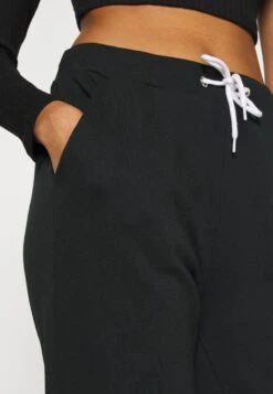 Even&Odd Regular Fit Jogger With Contrast - Pantalones Deportivos - Black -ASOS TIENDA 34ddd41dae214f089b79c437aff8dda2