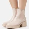 Even&Odd Botines Con Plataforma - Beige