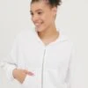 Even&Odd Sudadera Con Cremallera - White