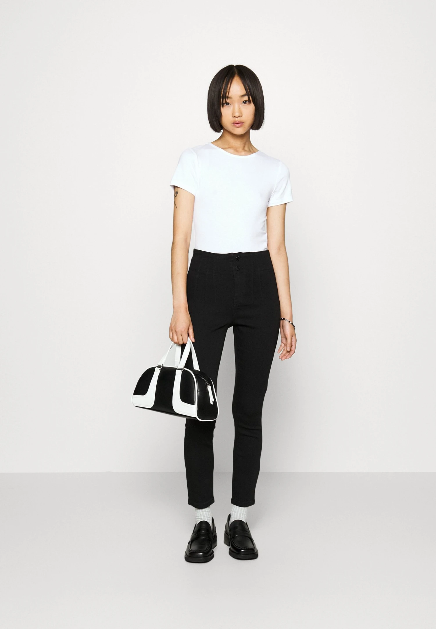 2 Pack - Camiseta Básica - Black/White 1 2 Pack - Camiseta Básica - Black/White