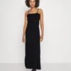 Even&Odd Maxi Dress Tiered Skirt- Vestido Largo - Black