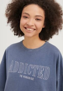 Even&Odd Camiseta Estampada - Dark Blue -ASOS TIENDA 47c59f9b0b034bfab0988257604641ff