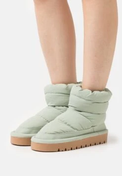 Even&Odd Botines Con Plataforma - Green