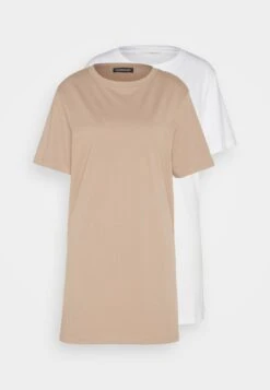 Even&Odd 2 Pack - Vestido Ligero - White/Taupe -ASOS TIENDA 557b07211e534d6aa521962b4af43ad0