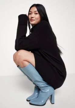 Even&Odd Rollkragen Mini Basic Strickkleid - Vestido De Punto - Black -ASOS TIENDA 57c26012aa44484d89ace71e3c8e0104