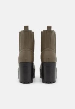 Botines Con Plataforma - Haki -ASOS TIENDA 59e8a60bd42343e68dcc7afbe9c3af69