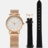 Even&Odd Set - Reloj - Rose Gold-Coloured/Black