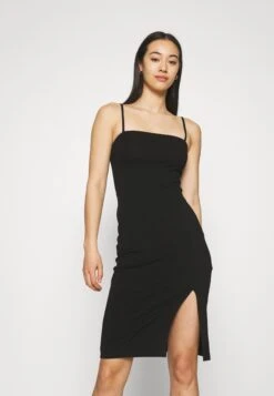 Even&Odd Strappy Mini Bodycon Dress- Vestido Ligero - Black