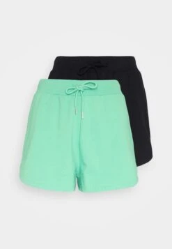 Even&Odd 2 Pack - Pantalones Deportivos - Black/Green -ASOS TIENDA 5e0d767dd7094b169f3683acac2a8486