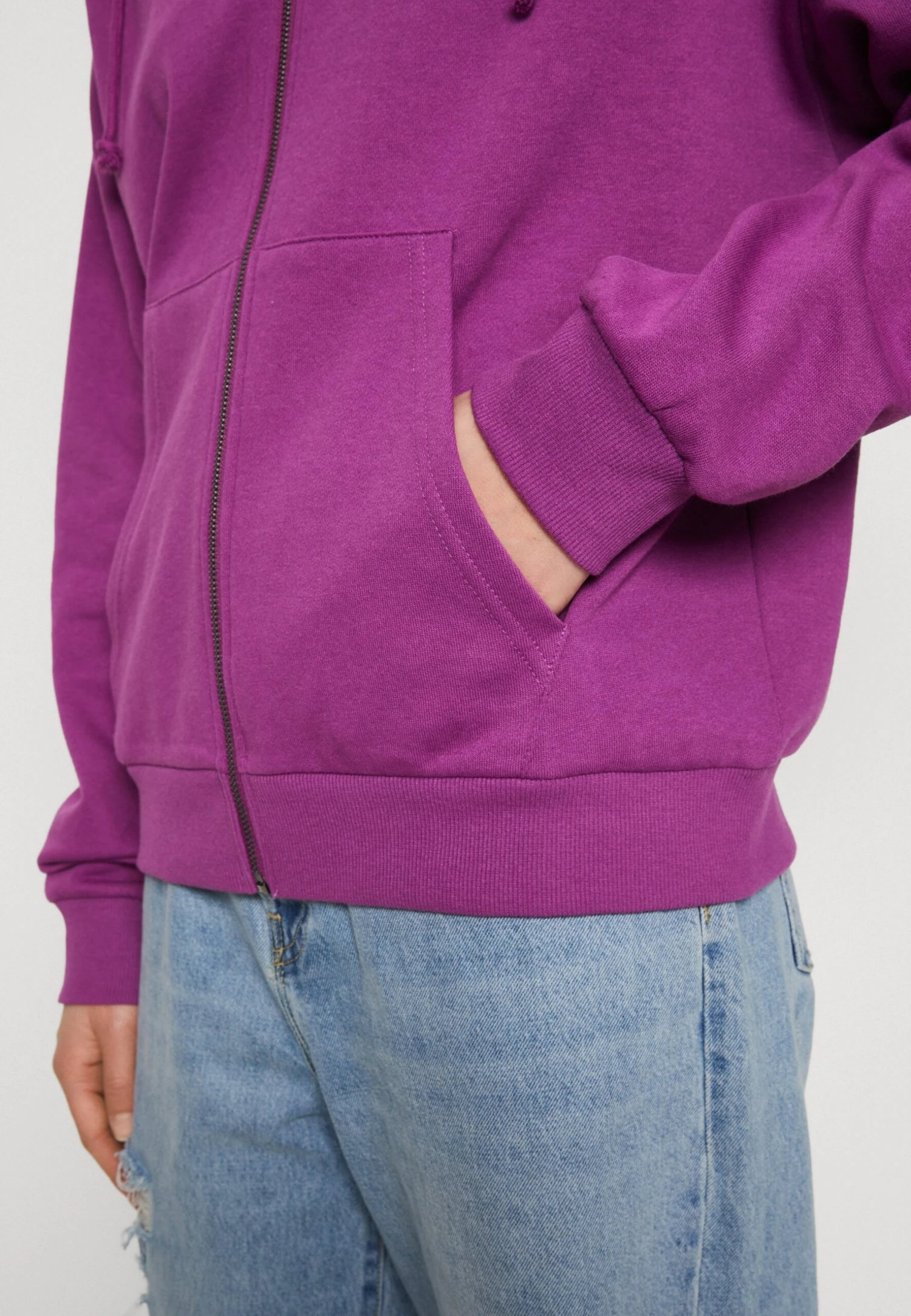 Even&Odd Sudadera Con Cremallera - Purple 6 Even&Odd Sudadera Con Cremallera - Purple - Imagen 6