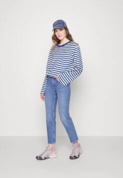 Stripe Tee- Camiseta De Manga Larga - Blue/Light Blue -ASOS TIENDA 602f0e32213e44b199ddda51e327432e