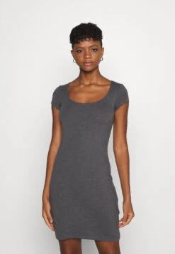 Even&Odd 2 Pack - Vestido Ligero - Black/Mottled Grey -ASOS TIENDA 62da3c046e2640e785d2b2d54efb63b6