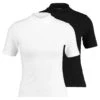 2Er Pack - Camiseta Básica - White/Black