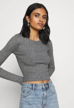 Even&Odd 2 Pack - Jersey De Punto - Mottled Grey -ASOS TIENDA 69829ede2e8b4063a1e829f11c74cfd5