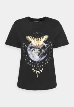 Even&Odd Hattie Moon And Butterly Tee - Camiseta Estampada - Black 10 Even&Odd Hattie Moon And Butterly Tee - Camiseta Estampada - Black -ASOS TIENDA 69dfe643e918485086505638a8c449df