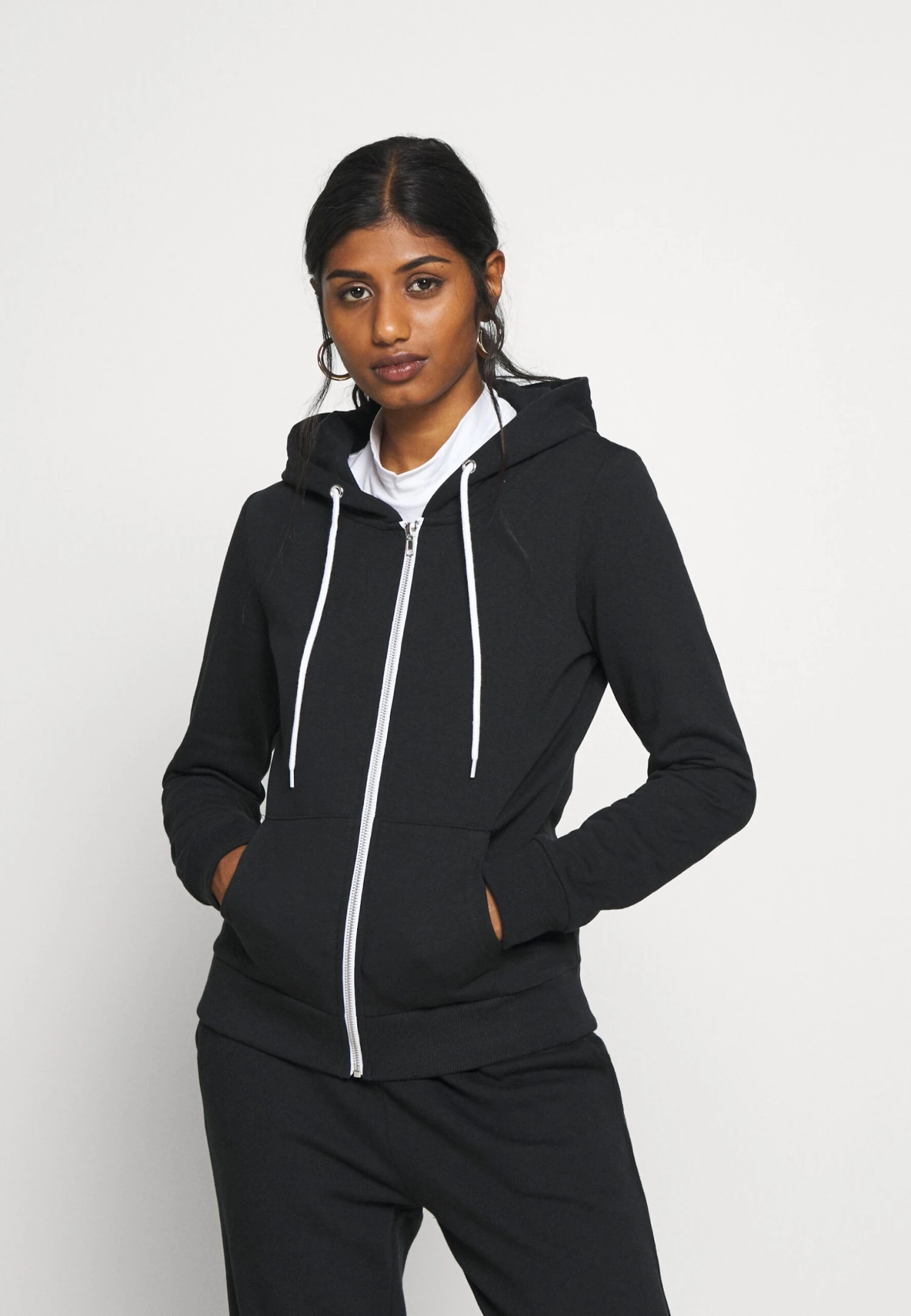 Sudadera Con Cremallera - Black 1 Sudadera Con Cremallera - Black