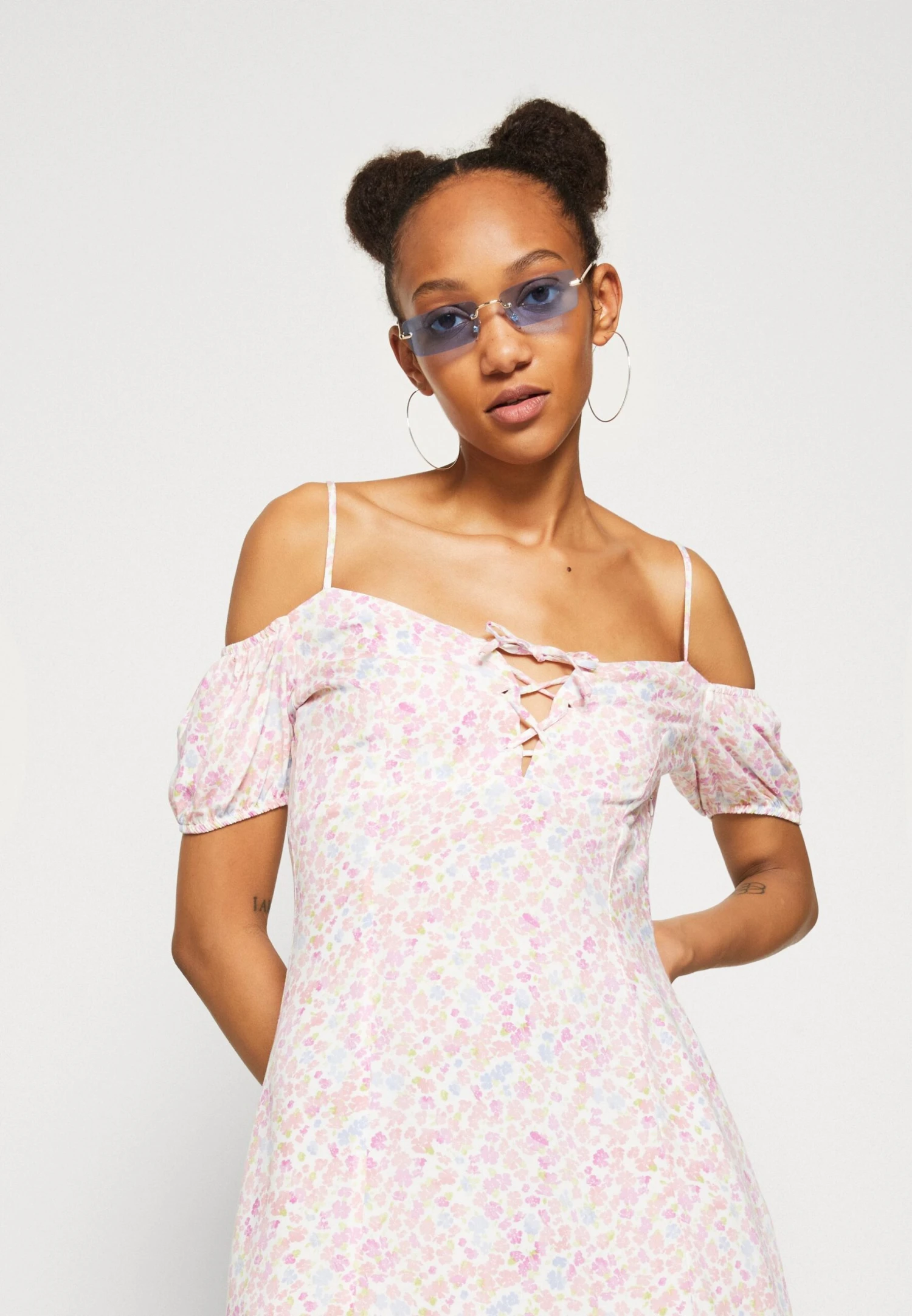 Even&Odd Vestido Informal - Off-White/Pink 4 Even&Odd Vestido Informal - Off-White/Pink - Imagen 4