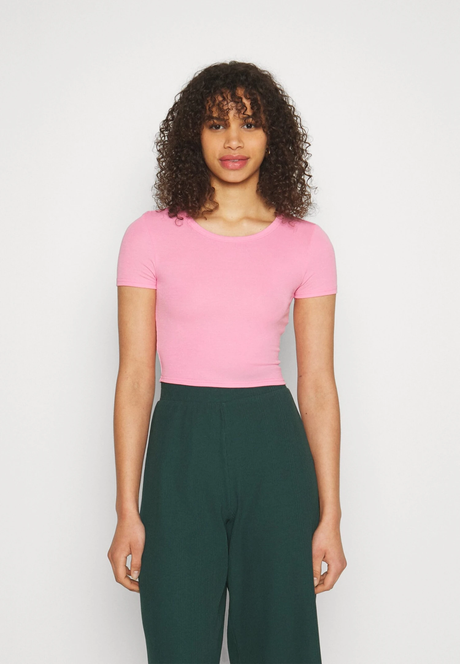 Camiseta Básica - Pink/Green 4 Camiseta Básica - Pink/Green - Imagen 4