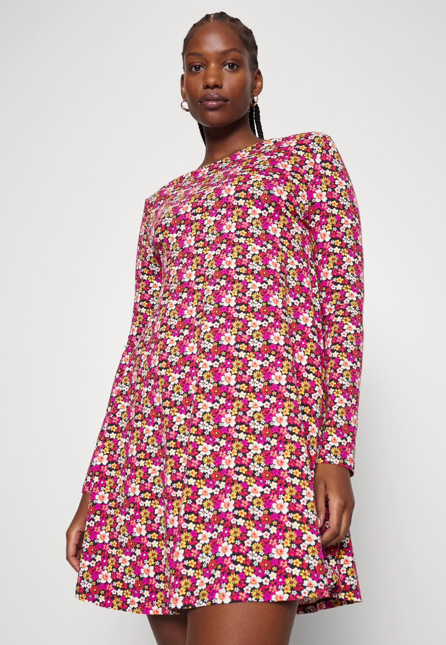 Vestido Informal - Multicolor/Black 4 Vestido Informal - Multicolor/Black - Imagen 4